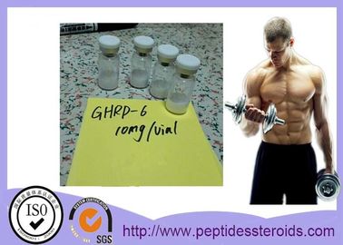 Água estéril Ghrp-6 do Peptide injetável dos esteroides dos Peptides Ghrp-6 para o crescimento do músculo
