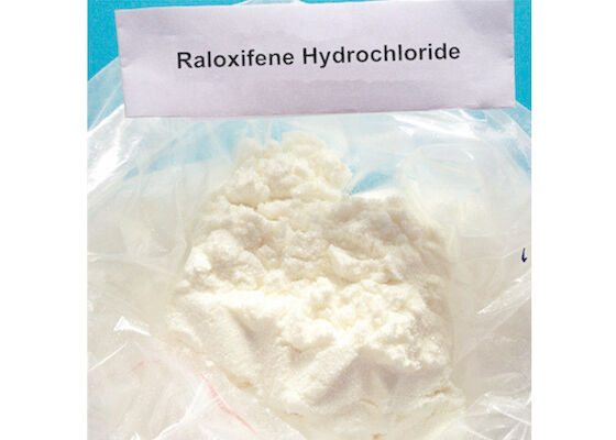 Hidrocloro de Raloxifene dos esteroides da hormona estrogênica de CAS 82640-04-8 anti para o câncer da mama